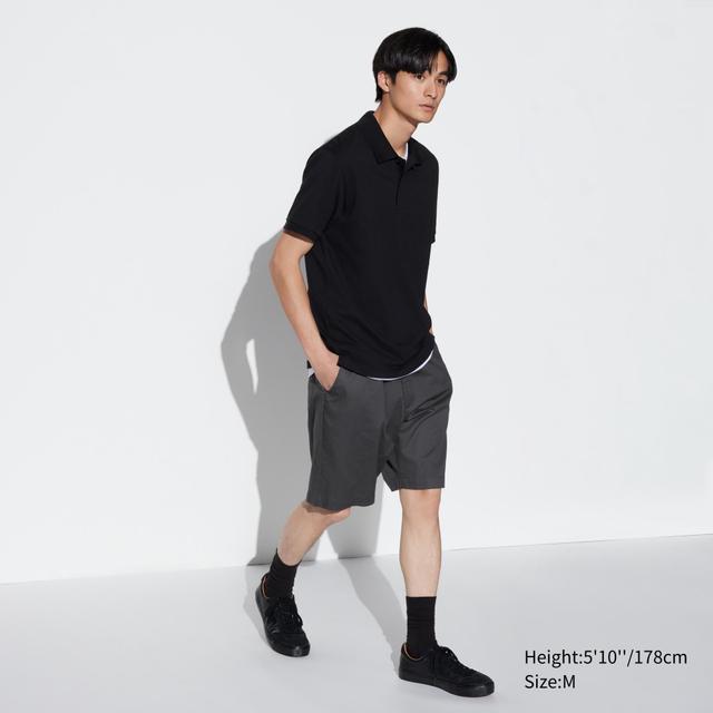 Mens Dry Stretch Easy Shorts (8) with Quick-Drying Dark Gray Large UNIQLO US Product Image