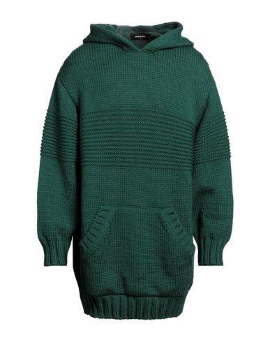 DSQUARED2 Man Sweater Dark Green Size M Virgin Wool Product Image