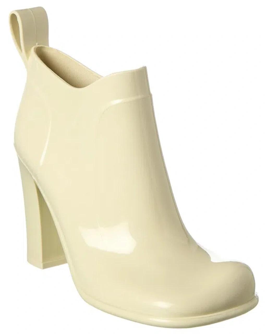 Shine Rubber Bootie In White product image