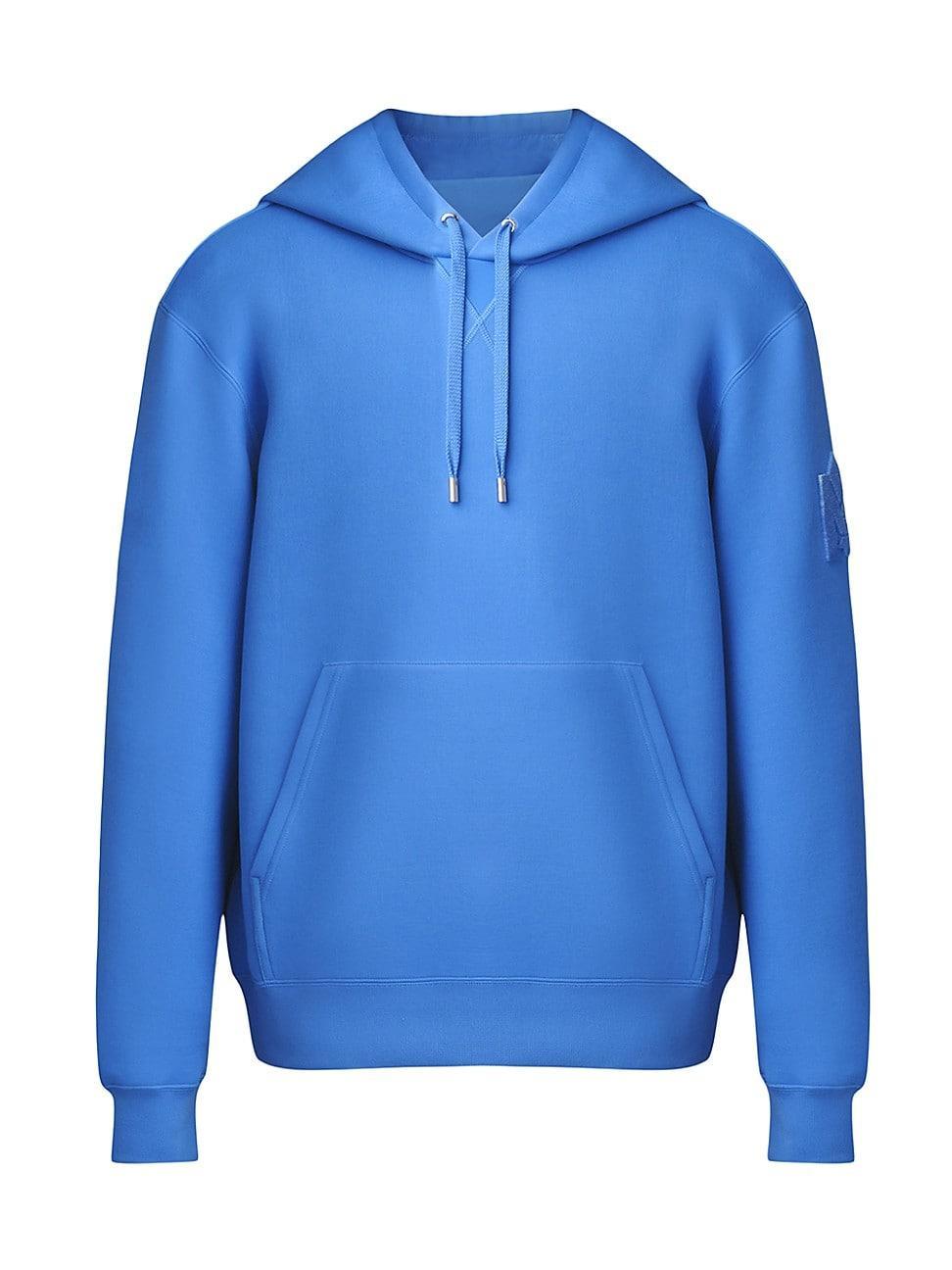 Mens Krys Velvet Logo-Embroidered Hoodie Product Image