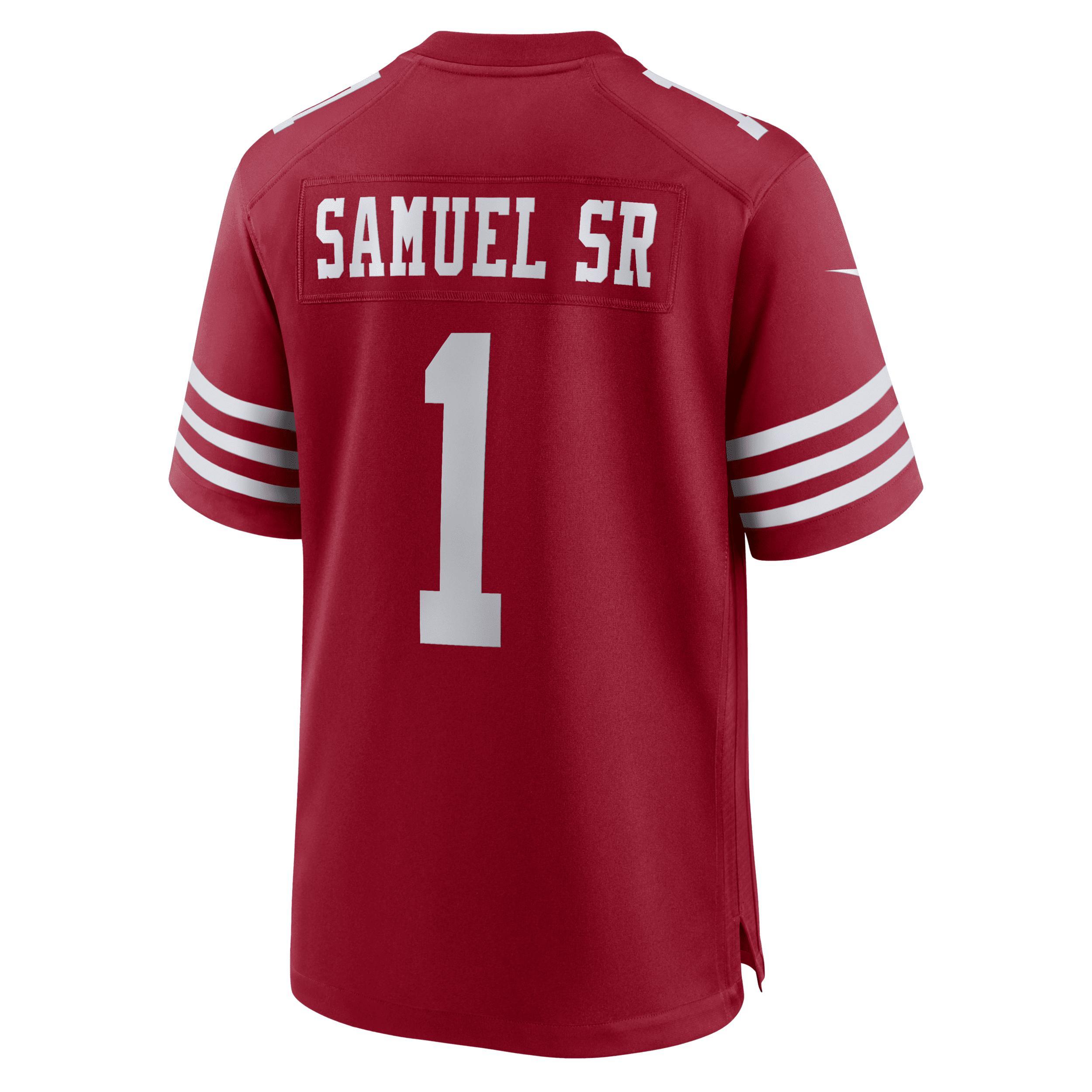 Mens Nike Deebo Samuel Sr Scarlet San Francisco 49ers Game Player Jersey Product Image