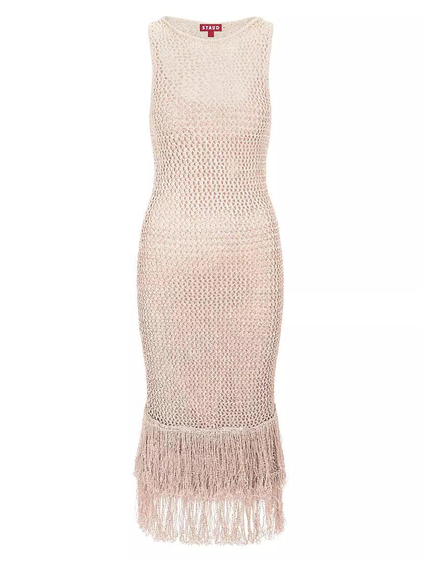 Constanza Sequined Netted Maxi Dress Product Image