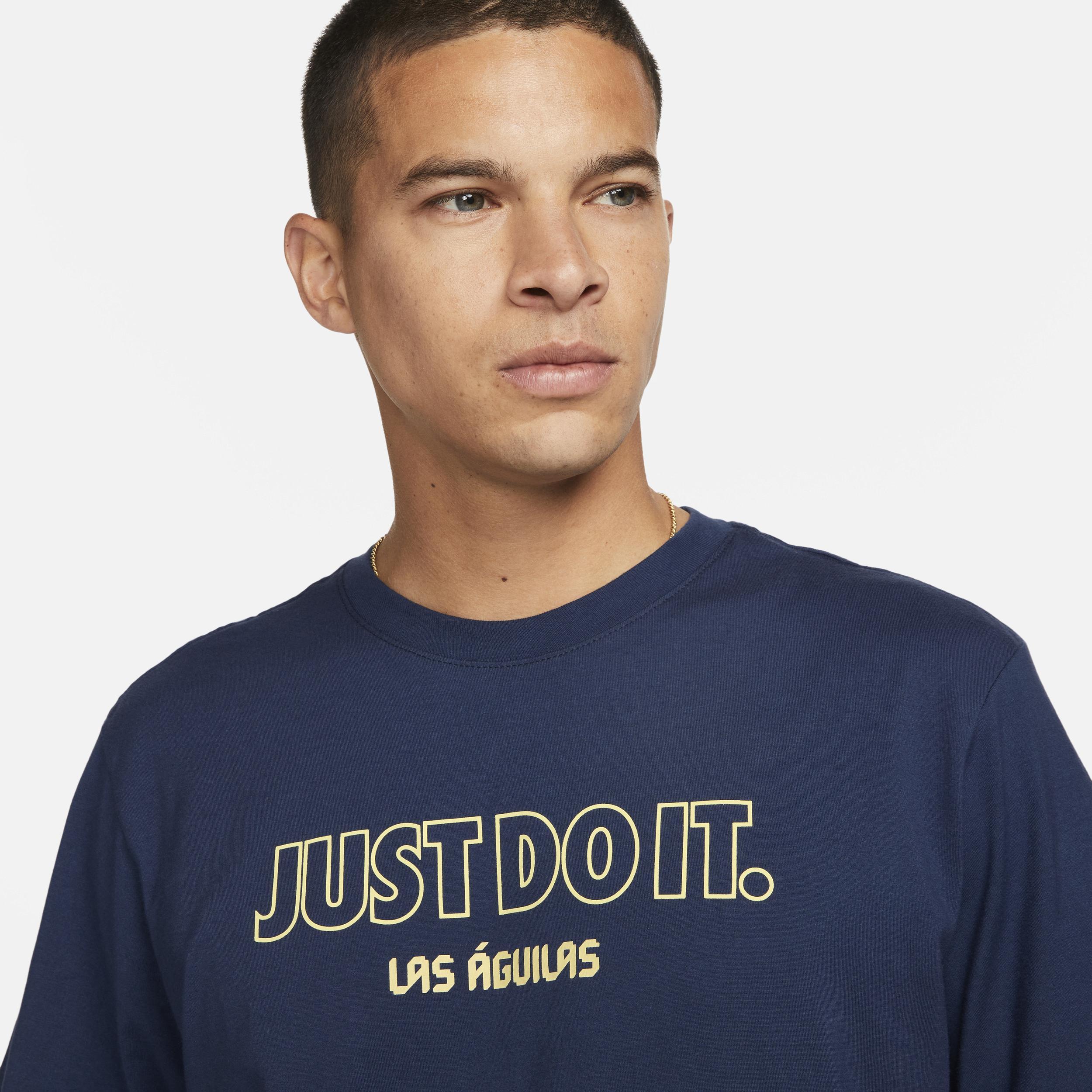 Mens Nike Navy Club America Just Do It T-Shirt Caf Blue Product Image