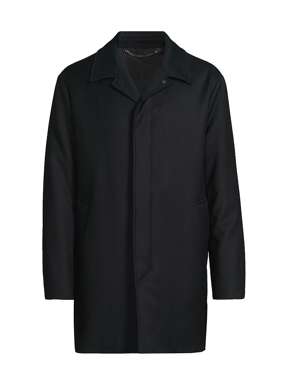 Mens Navy Rain Coat product image