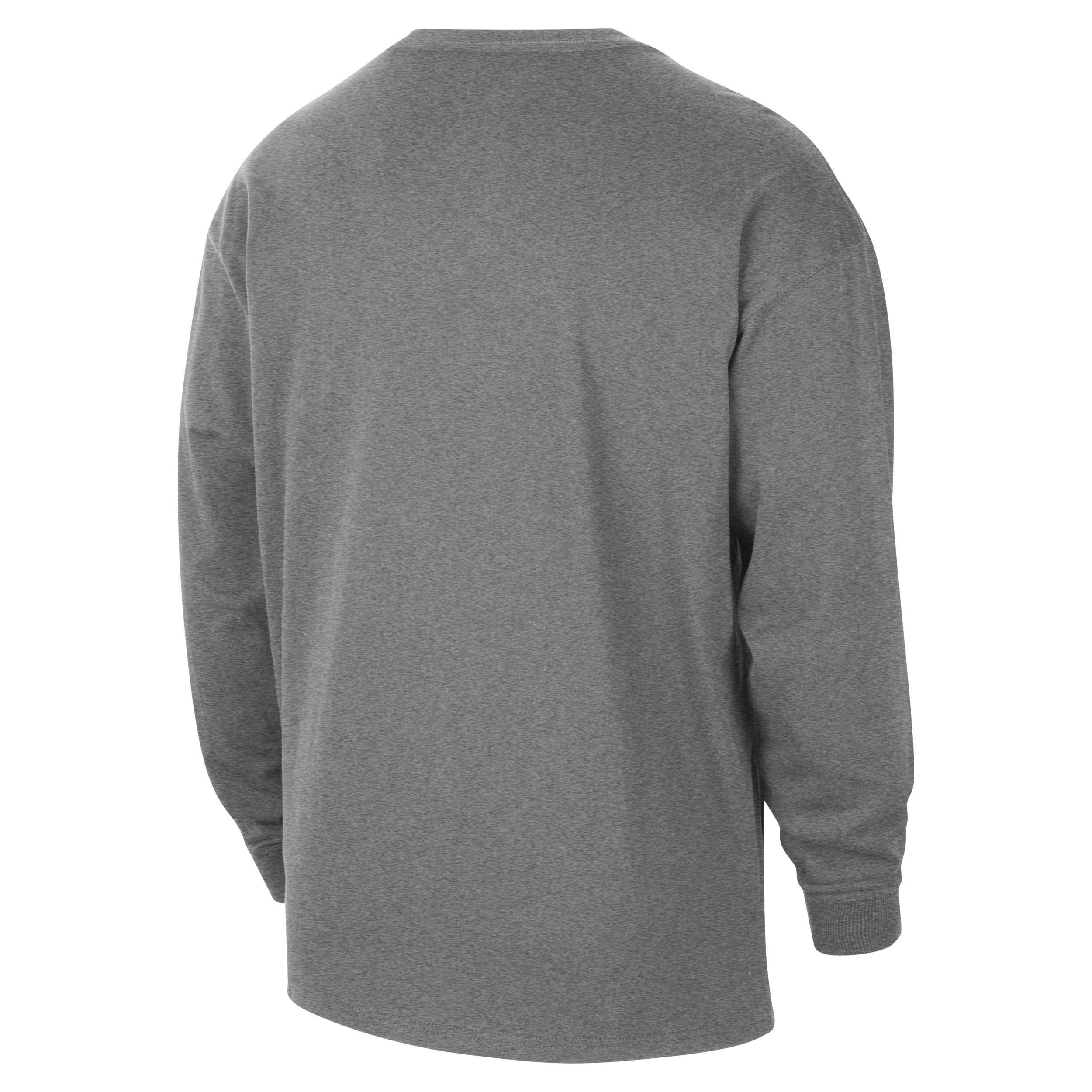 NIKE Cleveland Cavaliers 2023/24 City Edition  Men's Nba Max90 Long-sleeve T-shirt In Grey Product Image