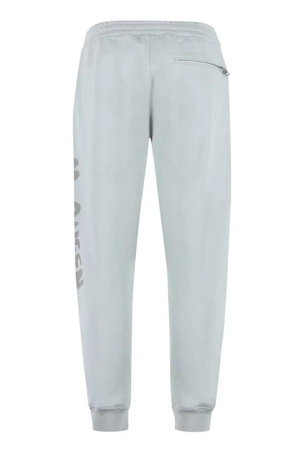 Men's Logo Print Sweatpants In Blue Product Image