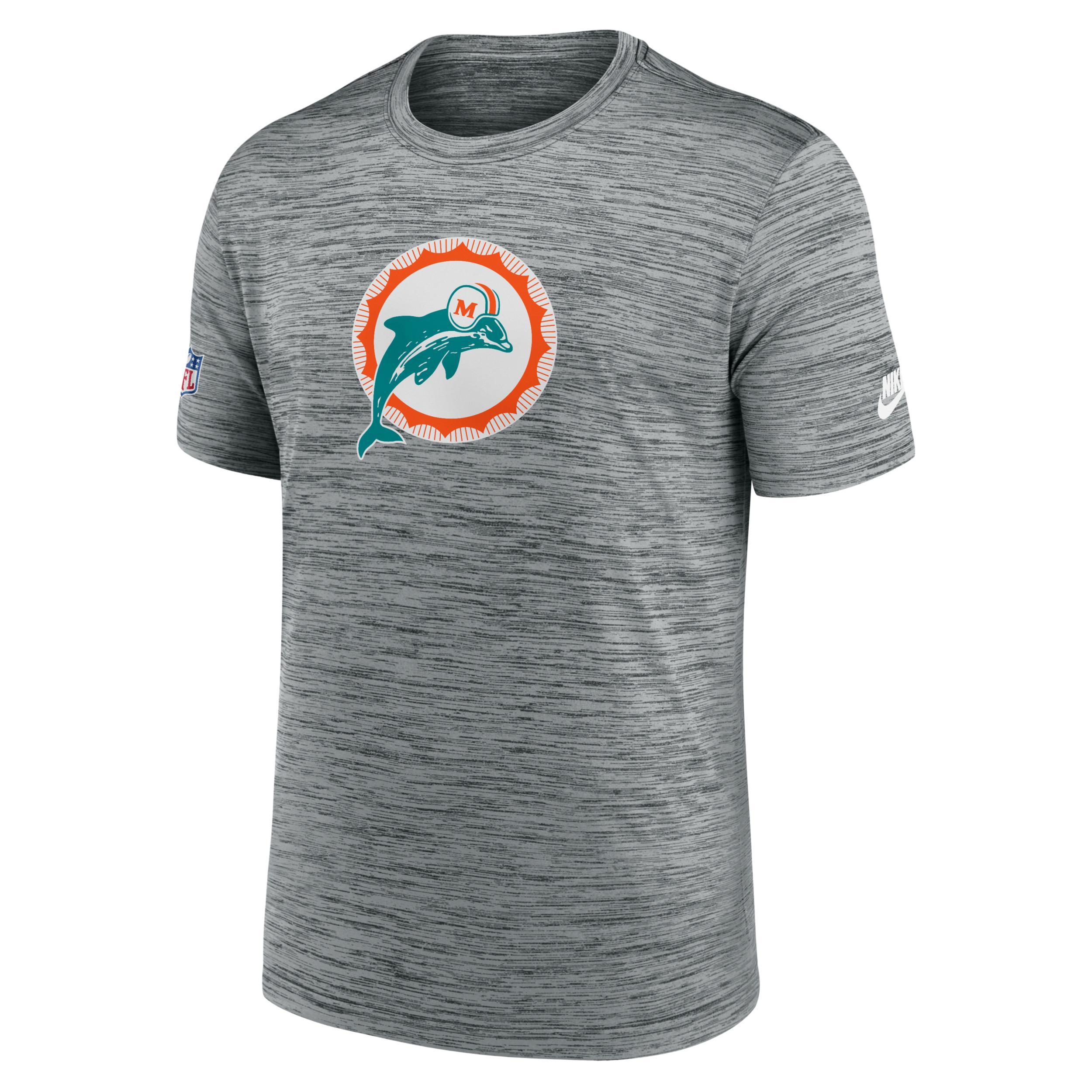 Miami Dolphins Sideline Velocity Nike Men's Dri-FIT NFL T-Shirt Product Image