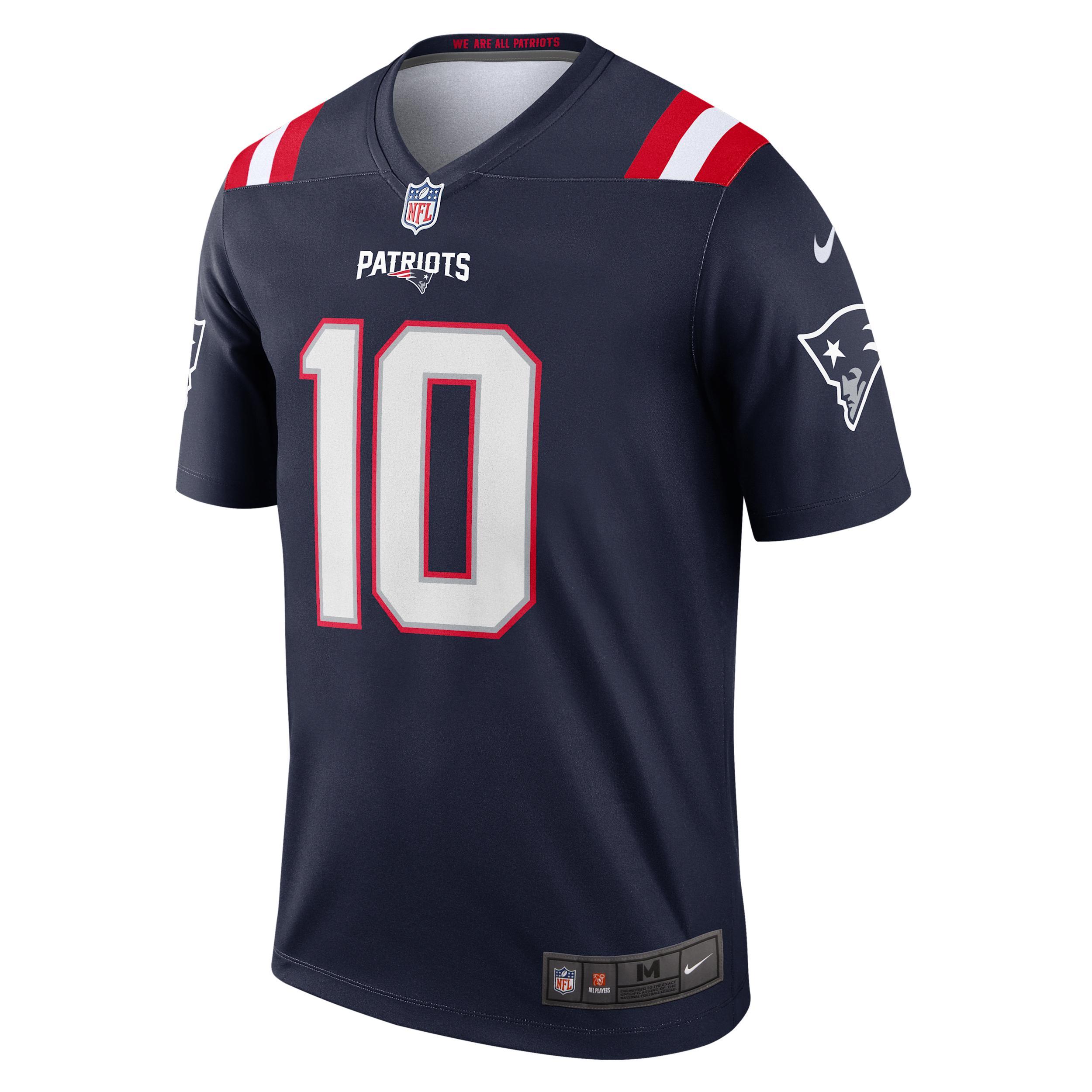 Drake Maye New England Patriots Men's Nike Dri-FIT NFL Legend Jersey Product Image