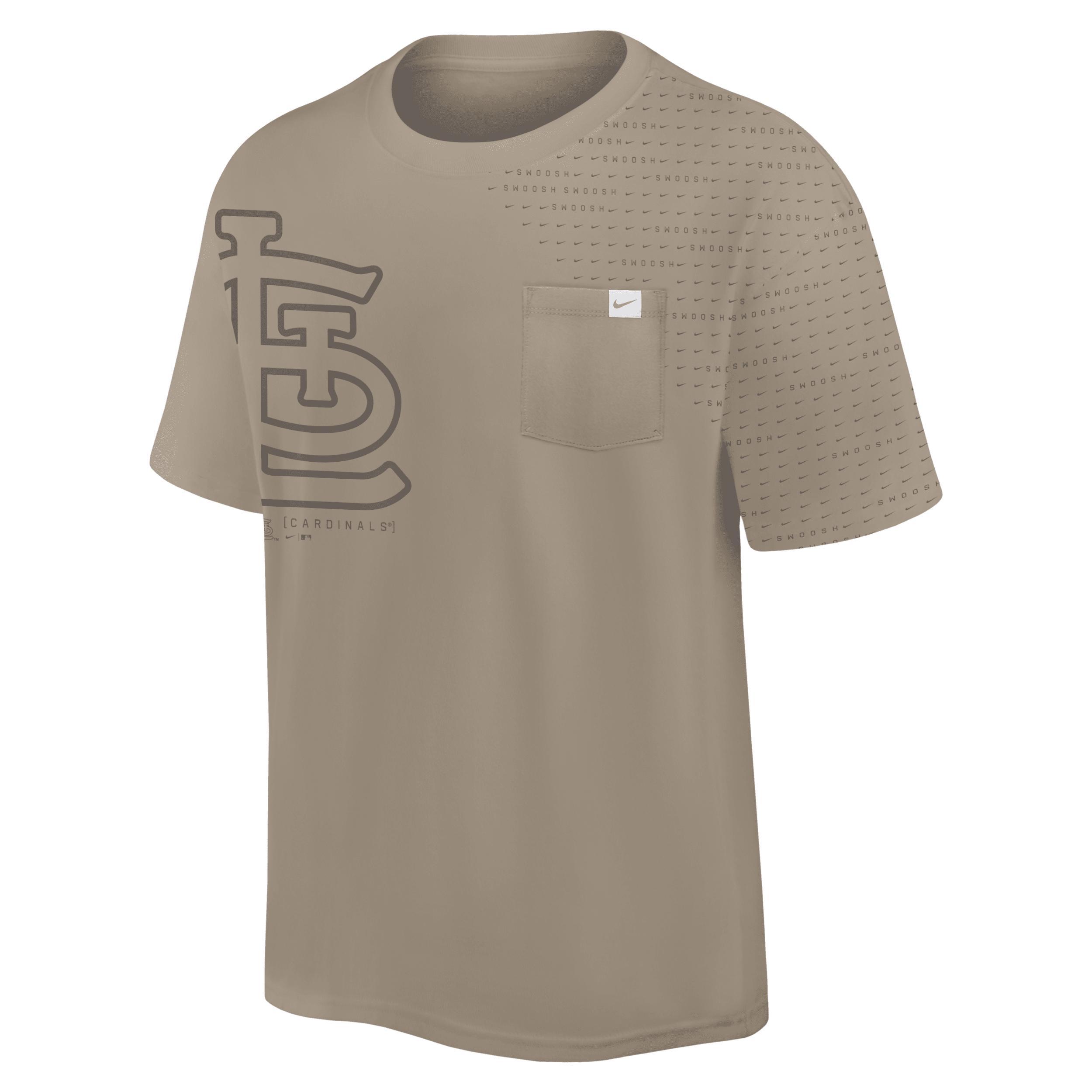 Mens Nike Khaki St. Louis Cardinals Statement Max90 Pocket T-Shirt Product Image