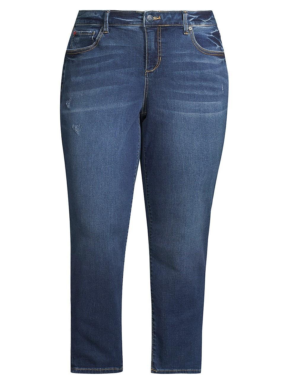 Womens Kennedi Mid-Rise Boyfriend Jeans Product Image