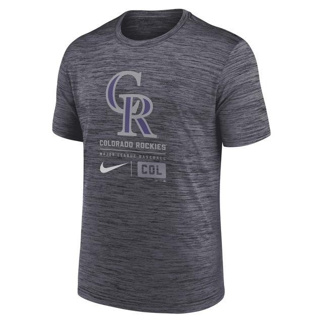 Mens Nike Colorado Rockies Large Logo Velocity T-Shirt Product Image