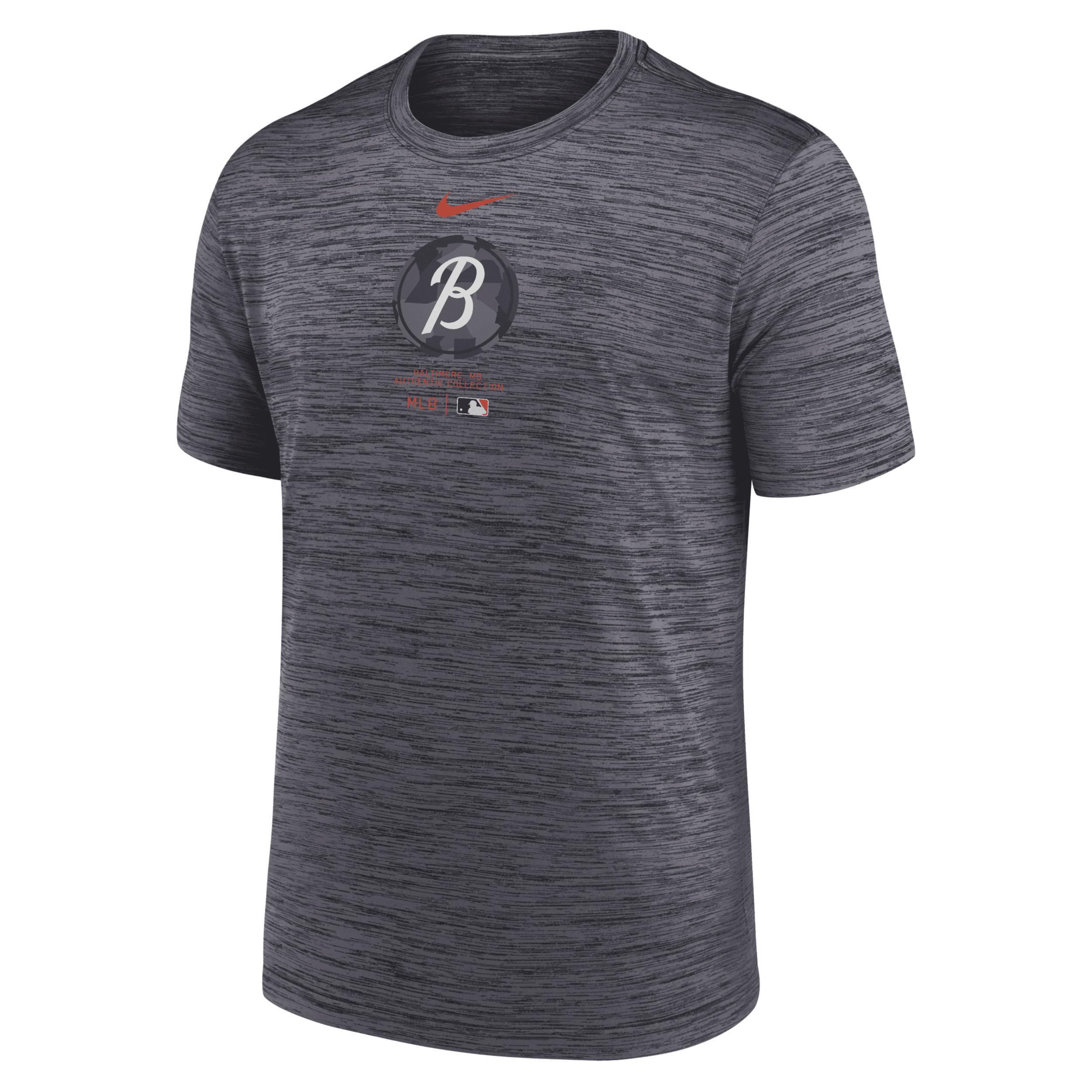 Baltimore Orioles City Connect Practice Velocity Nike Men's Dri-FIT MLB T-Shirt Product Image