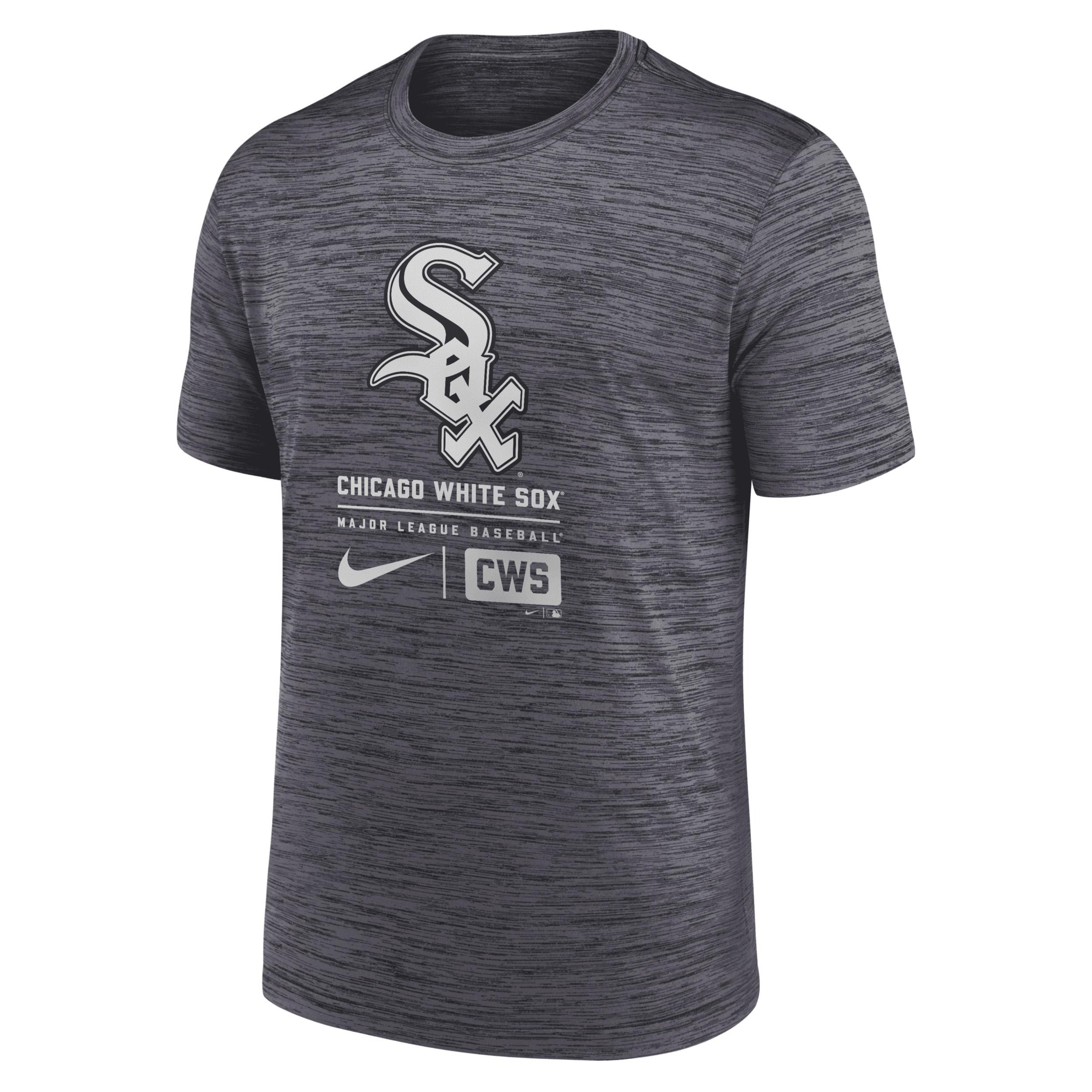 Mens Nike Chicago White Sox Large Logo Velocity T-Shirt product image