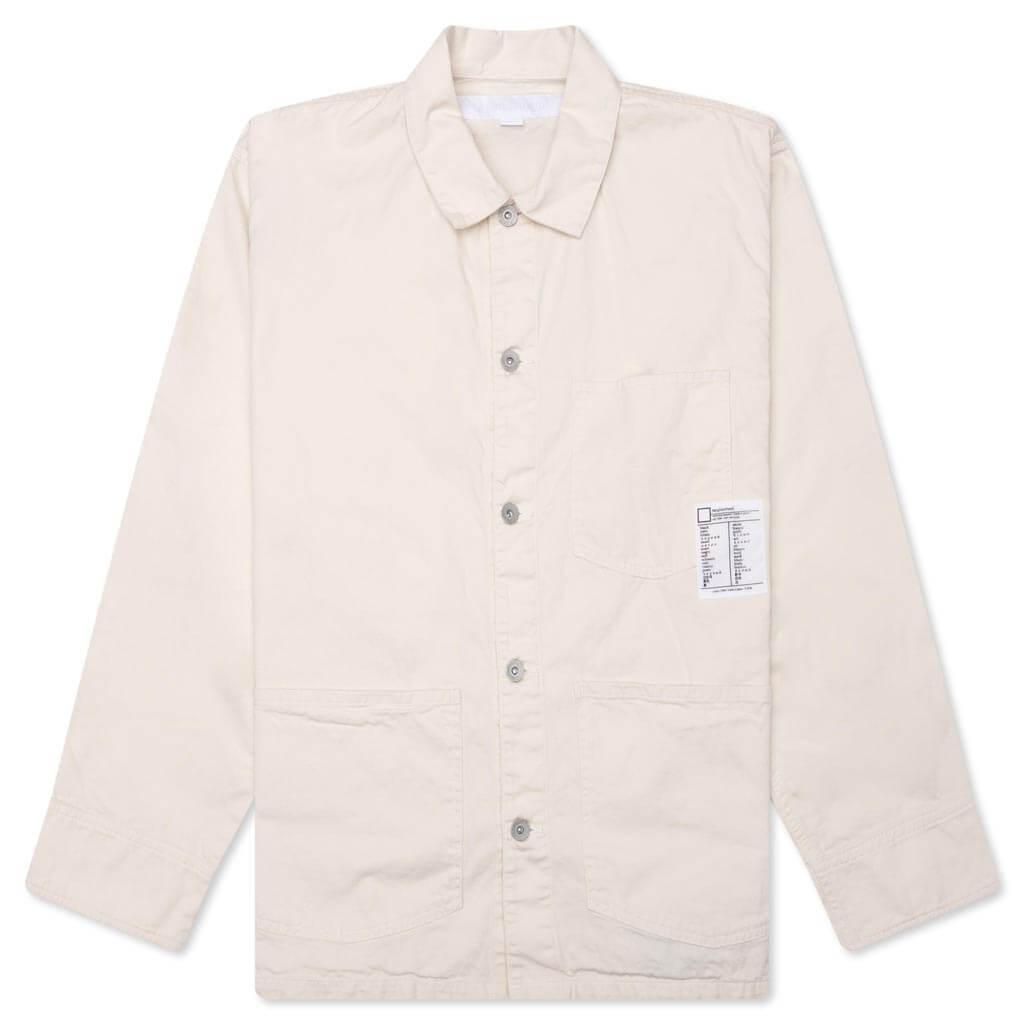 Short Coverall Jacket - White Male Product Image