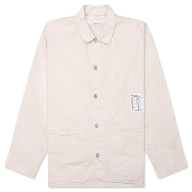 Short Coverall Jacket - White Male Product Image