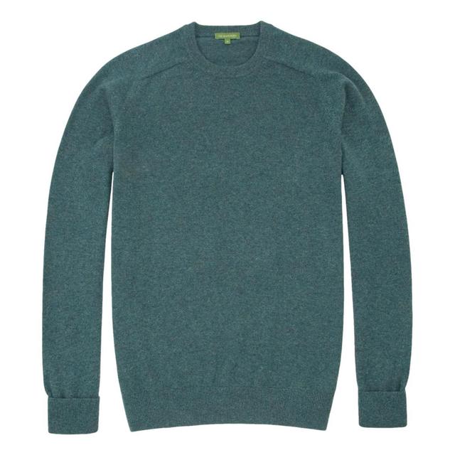 Classic Crewneck Sweater Heather Pine Cashmere Product Image