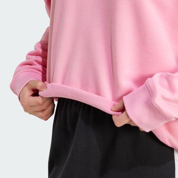 Trefoil Cropped Hoodie Product Image