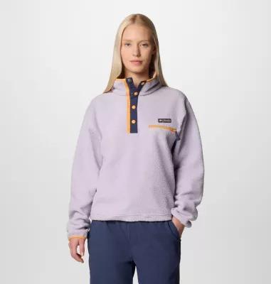 Columbia Women's Helvetia II Cropped Half Snap Fleece Pullover- Product Image