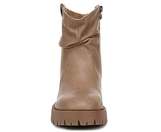 Blowfish Malibu Juniper Womens Ankle Boots Cream Brown Product Image