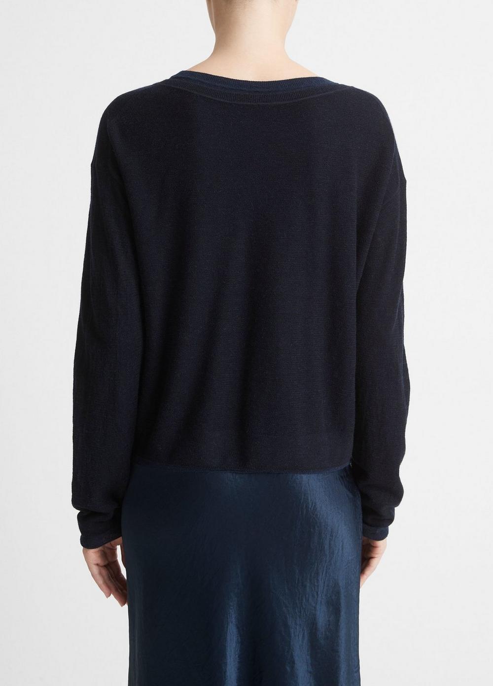 Double-Layer Wool-Blend Sweater Product Image