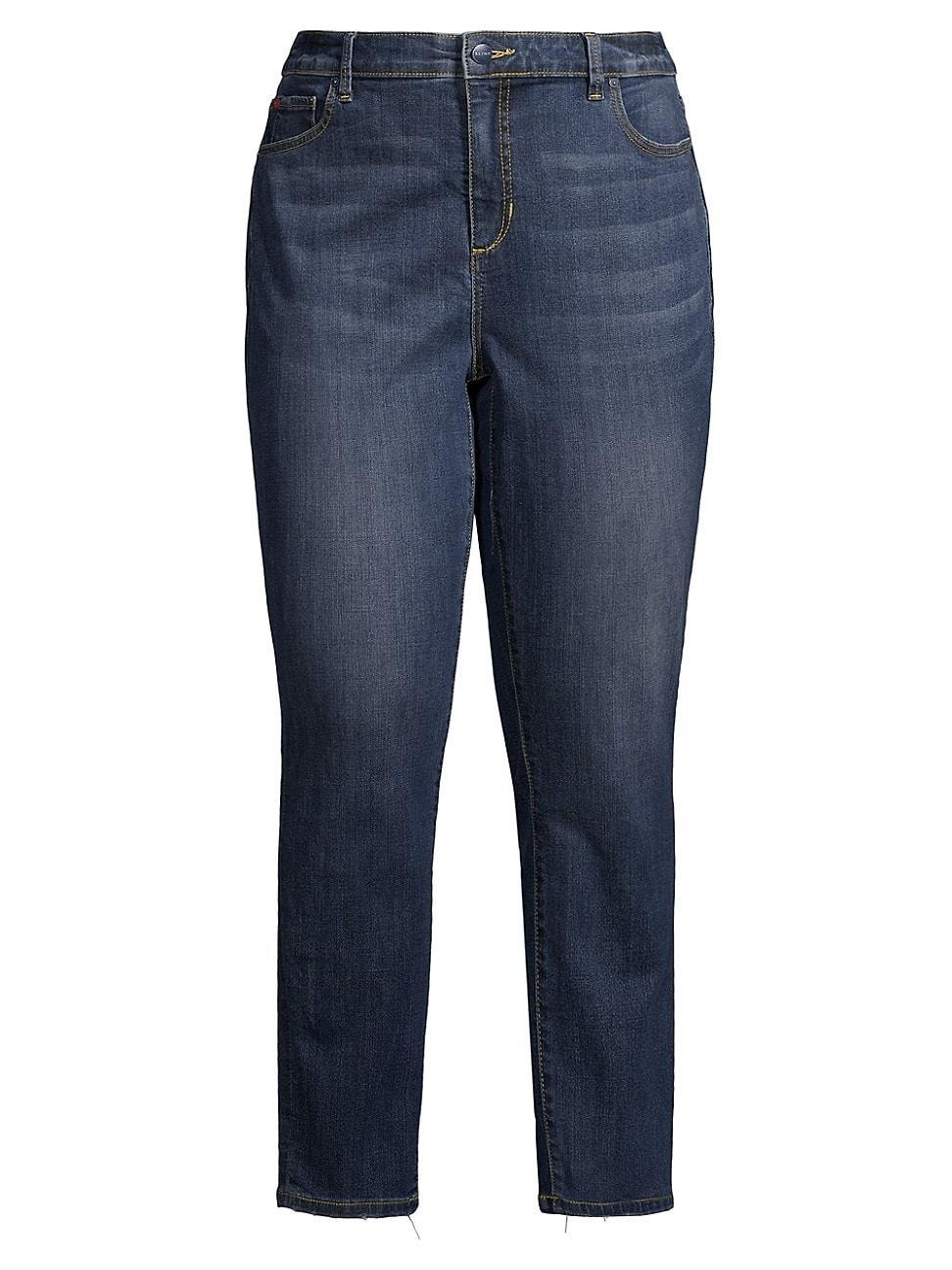 Womens Flora High-Rise Ankle Jeans Product Image