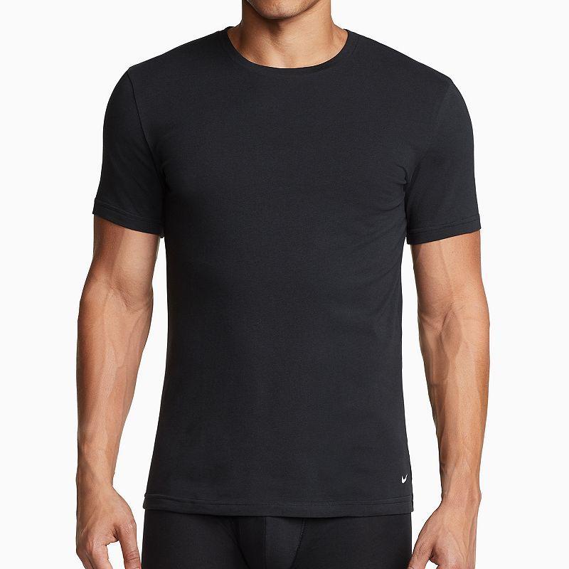 Nike Mens 2-Pack Dri-FIT Stretch Cotton Crewneck T-Shirts Product Image