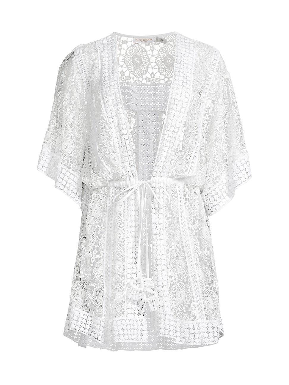 Womens Robin Lace Cover-Up Minidress Product Image