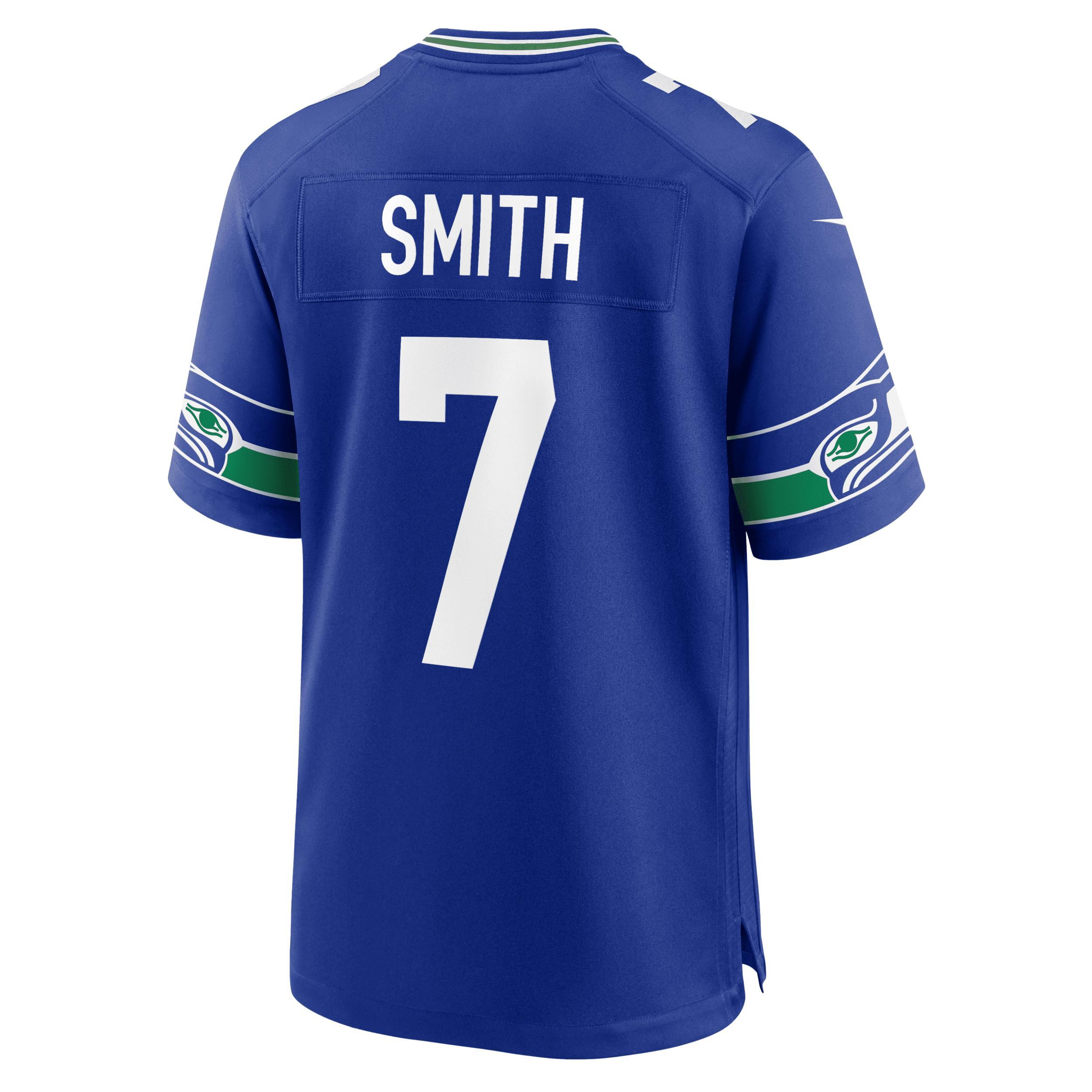 Geno Smith Seattle Seahawks Nike Men's NFL Game Football Jersey Product Image