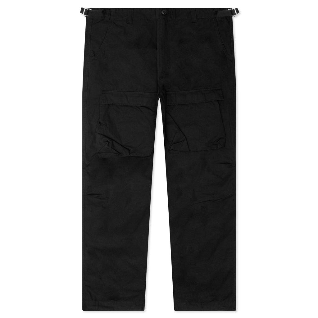 Cotton Cargo Pants - Black Male Product Image