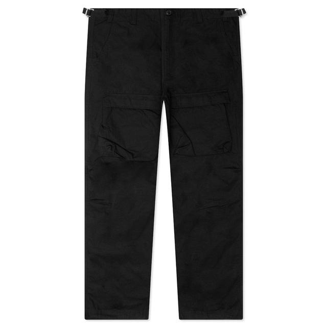 Cotton Cargo Pants - Black Male Product Image