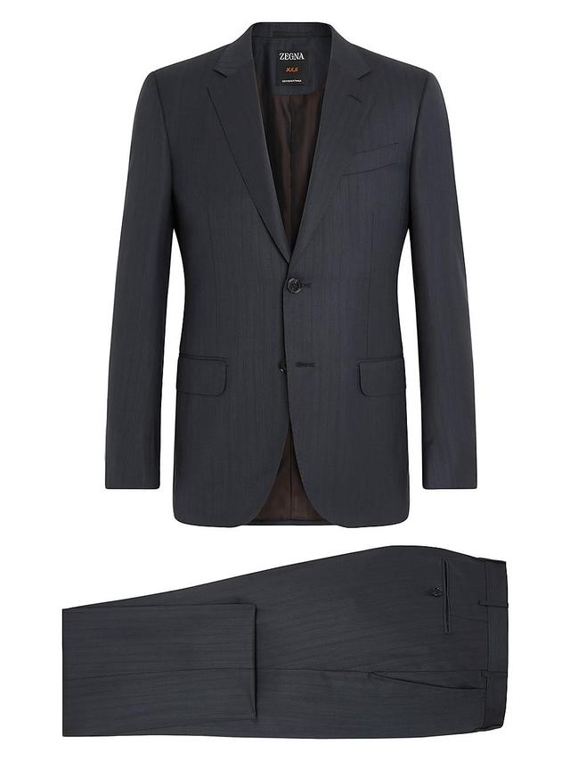 Mens Centoventimila Wool Suit Product Image