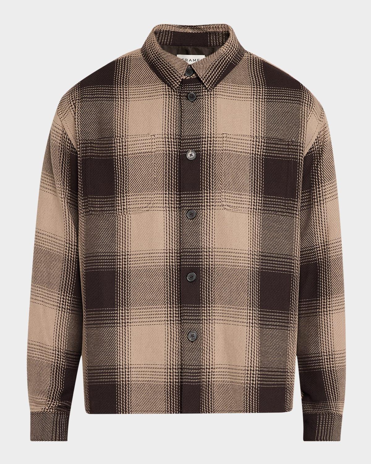 Mens Chunky Plaid Overshirt Product Image