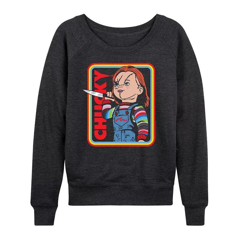 Womens Chucky Retro Lightweight French Terry Sweatshirt Heather Grey Product Image