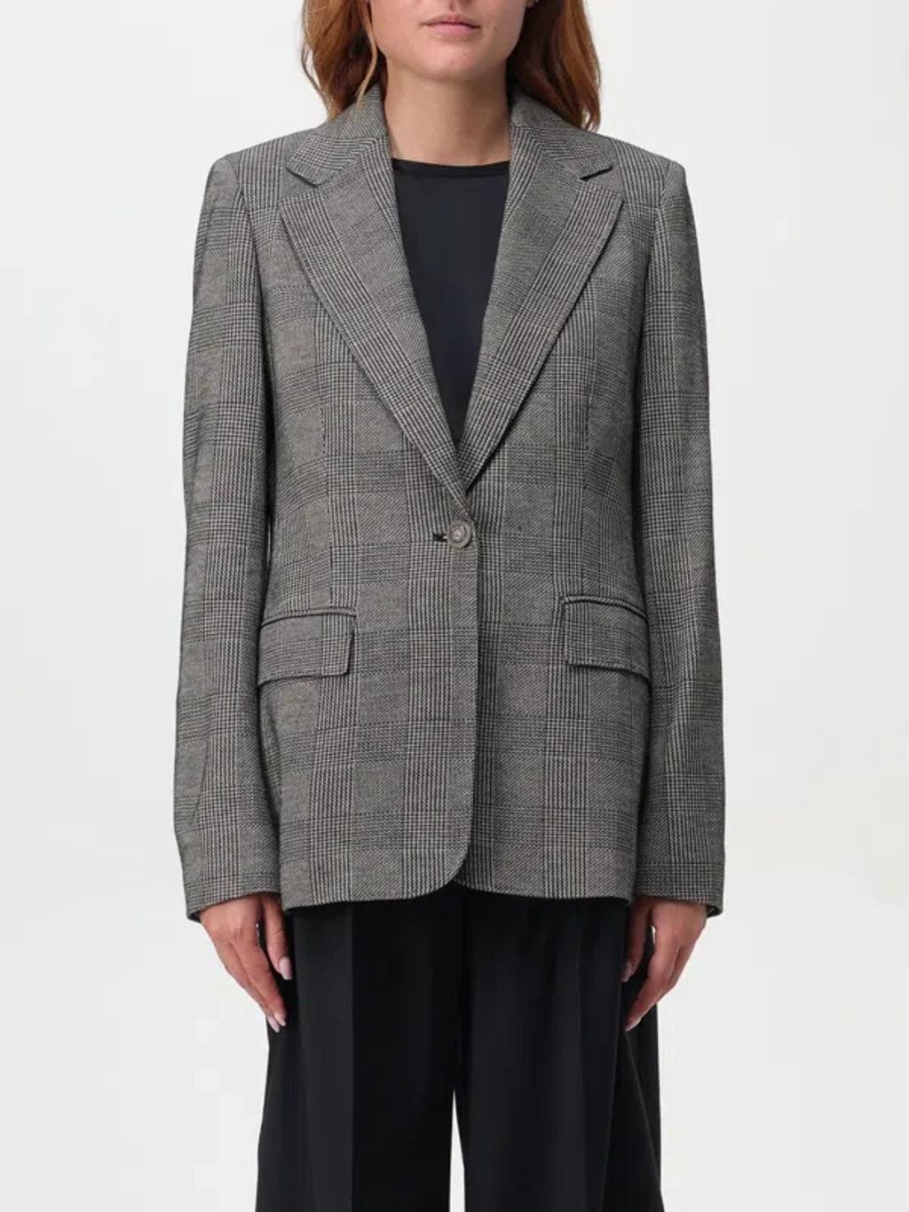 MAX MARA Blazer  Woman Color Grey In Grau product image