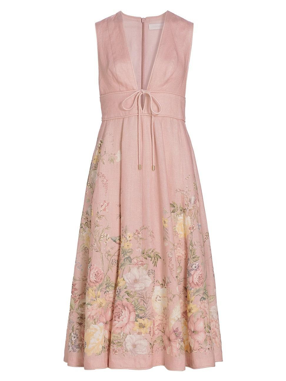 Womens Waverly Plunge Midi-Dress product image