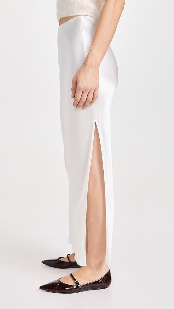 Enza Costa Satin Bias Skirt | Shopbop Product Image