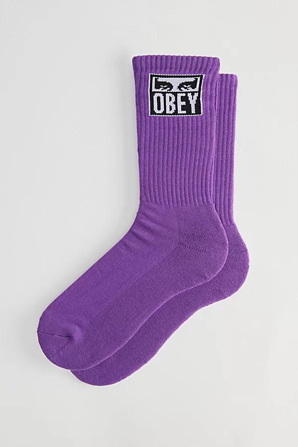 OBEY Eyes Icon Crew Sock Mens at Urban Outfitters Product Image