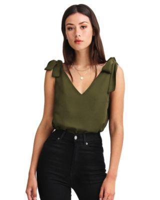 Women Belle & Bloom Feel For You V Neck Top Product Image