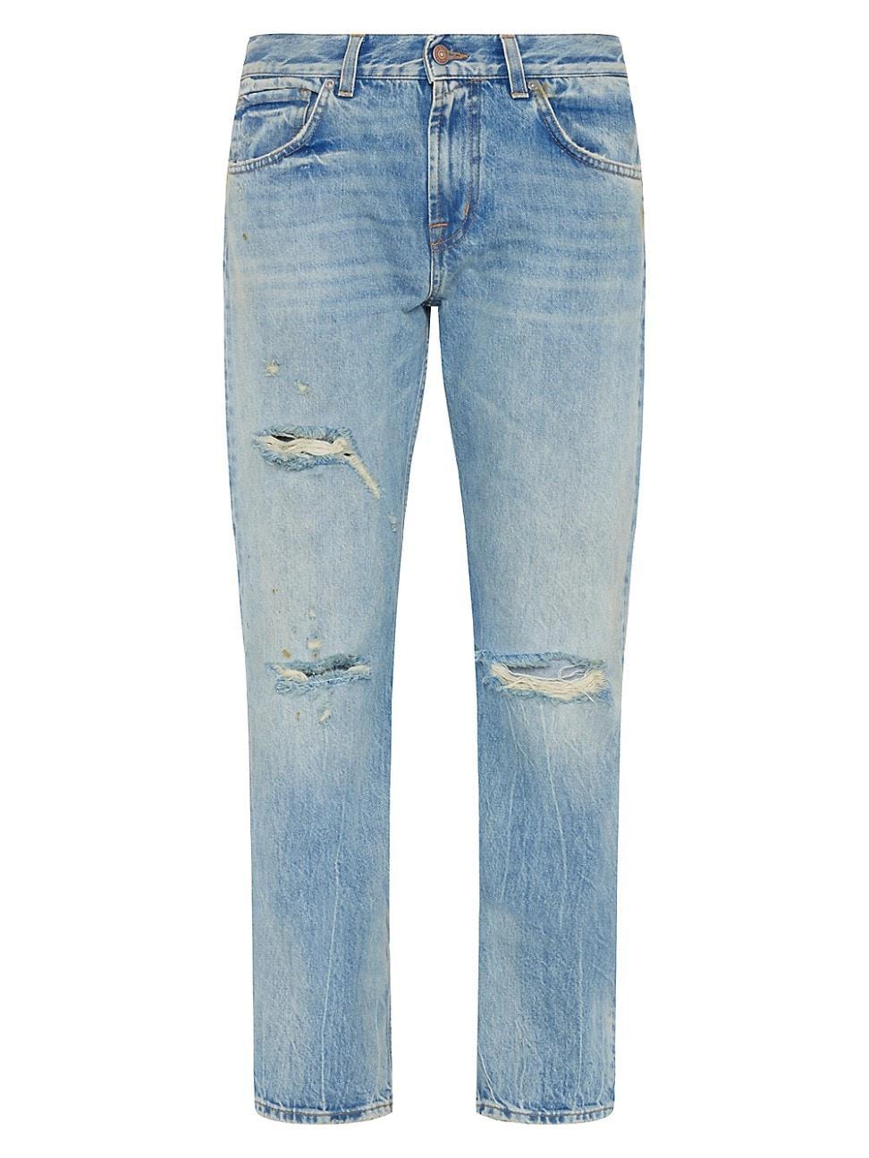 Mens The Straight Distressed Jeans Product Image