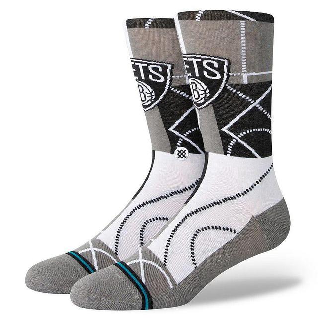 Mens Stance Brooklyn Nets NBA Zone Crew Socks Product Image