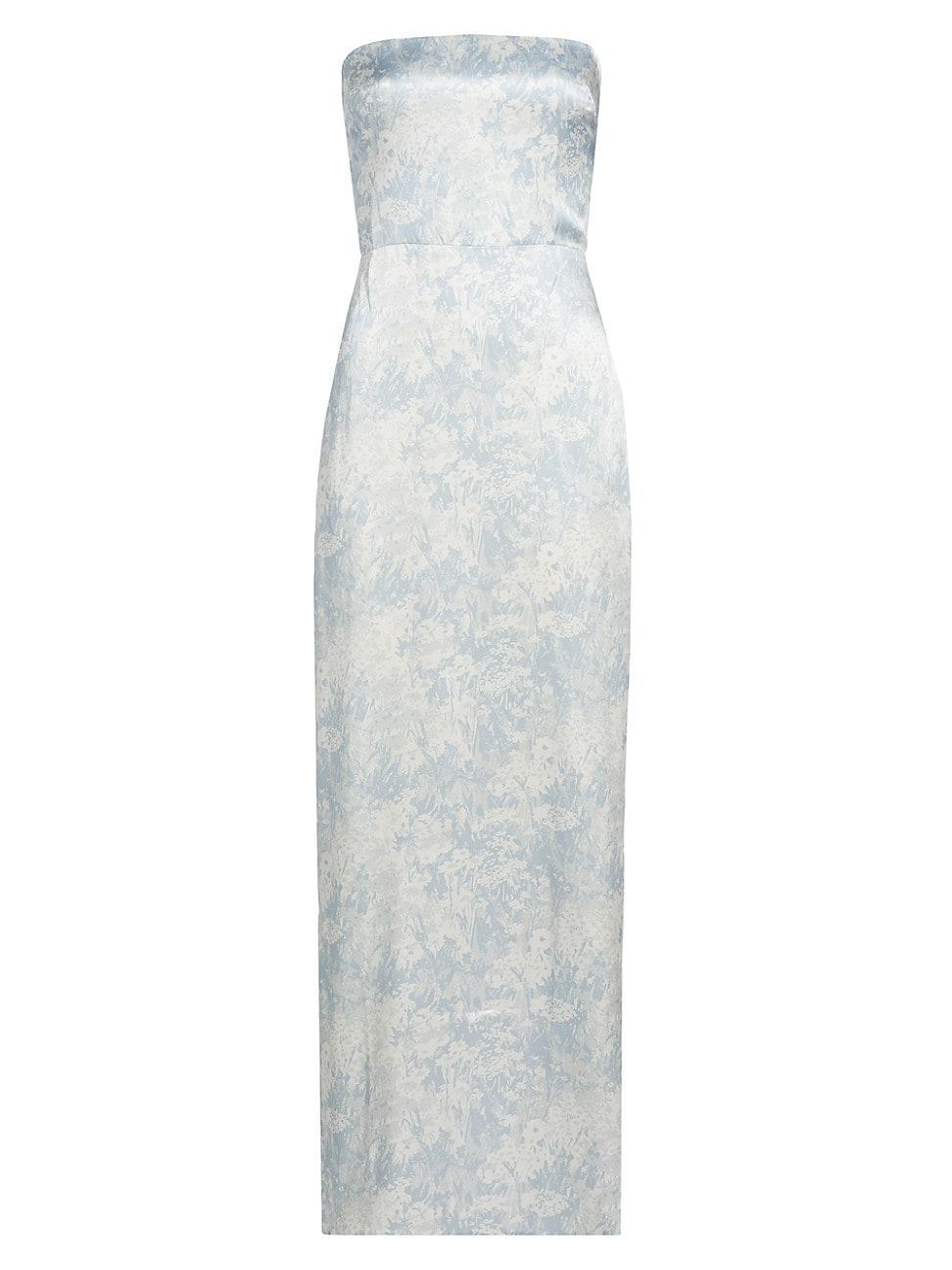 Womens Frankie Floral Silk Sleeveless Maxi Dress Product Image