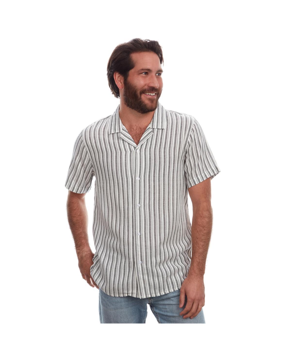 Px Mens Clothing Striped Resort Shirt Product Image