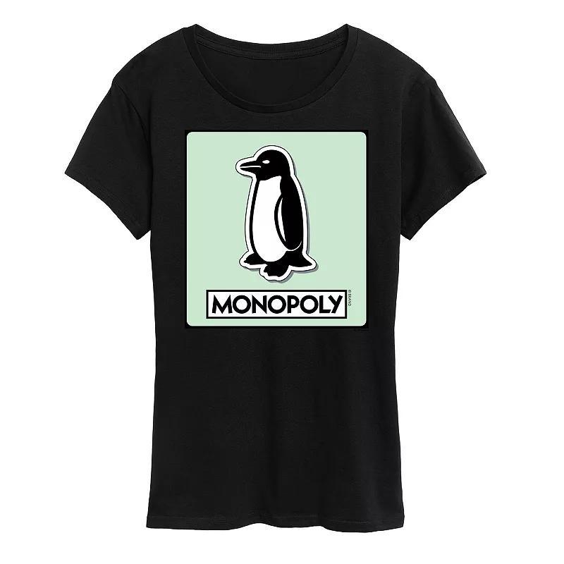 Womens Monopoly Penguin Game Token Graphic Tee by Hasbro Product Image