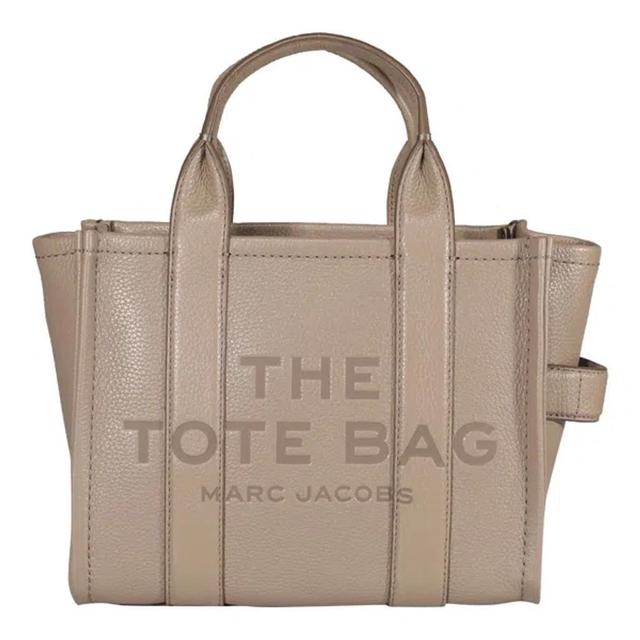 The Leather Small Tote Bag In Beis Product Image