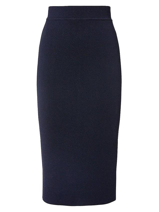 Womens Knit Crepe Pencil Skirt Product Image