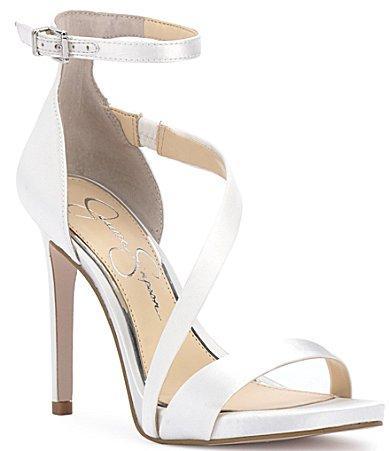 Jessica Simpson Bridal Collection Rayli2 Satin Stiletto Dress Sandals Product Image