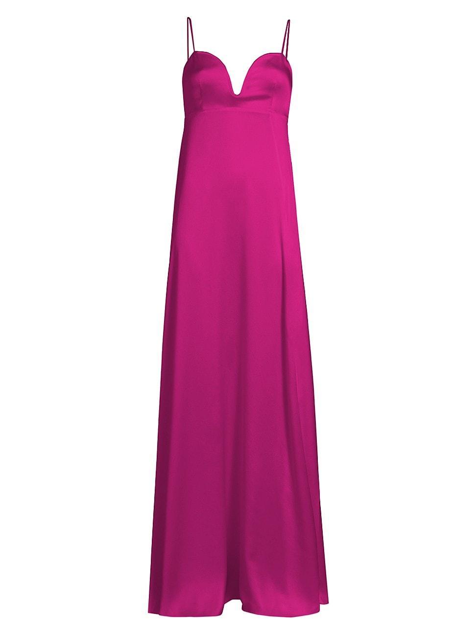 Womens Elara Charmeuse Slip Gown Product Image