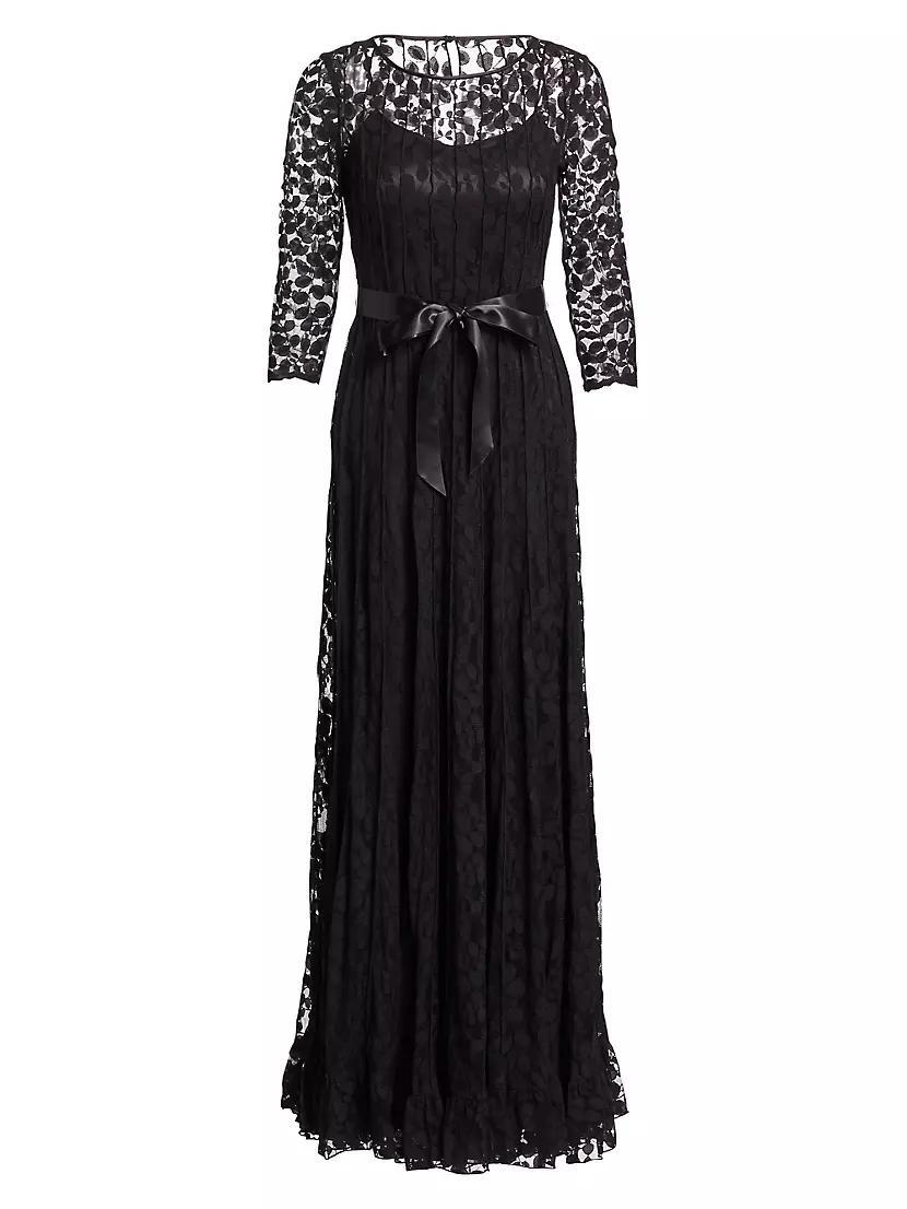 Lace Pintuck Gown Product Image