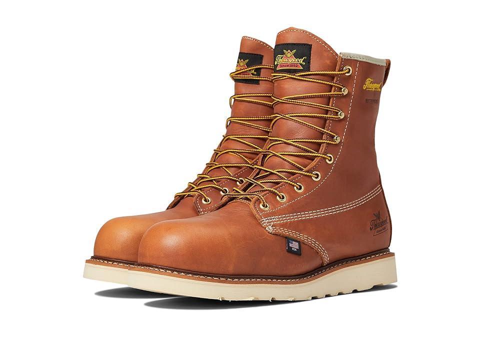 Thorogood American Heritage 8 Round Toe (Tobacco) Men's Work Boots Product Image