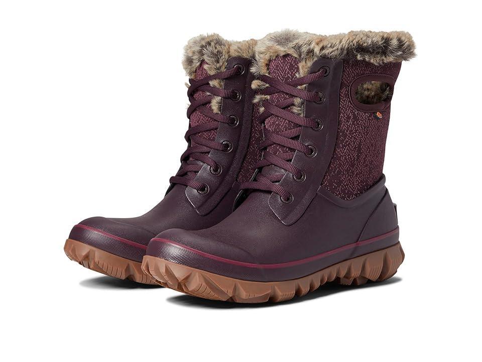 Bogs Arcata Faded (Wine) Women's Boots Product Image